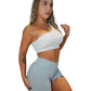 V-Waist Scrunch Shorts
