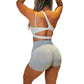 V-Waist Scrunch Shorts