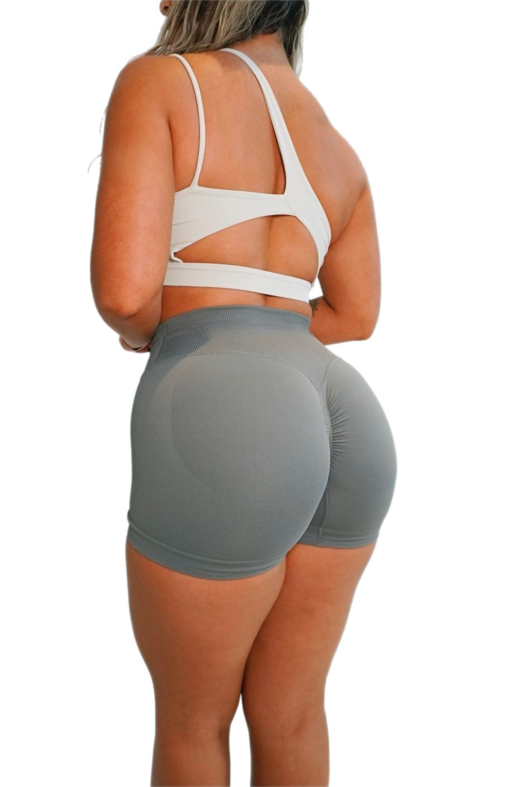 V-Waist Scrunch Shorts