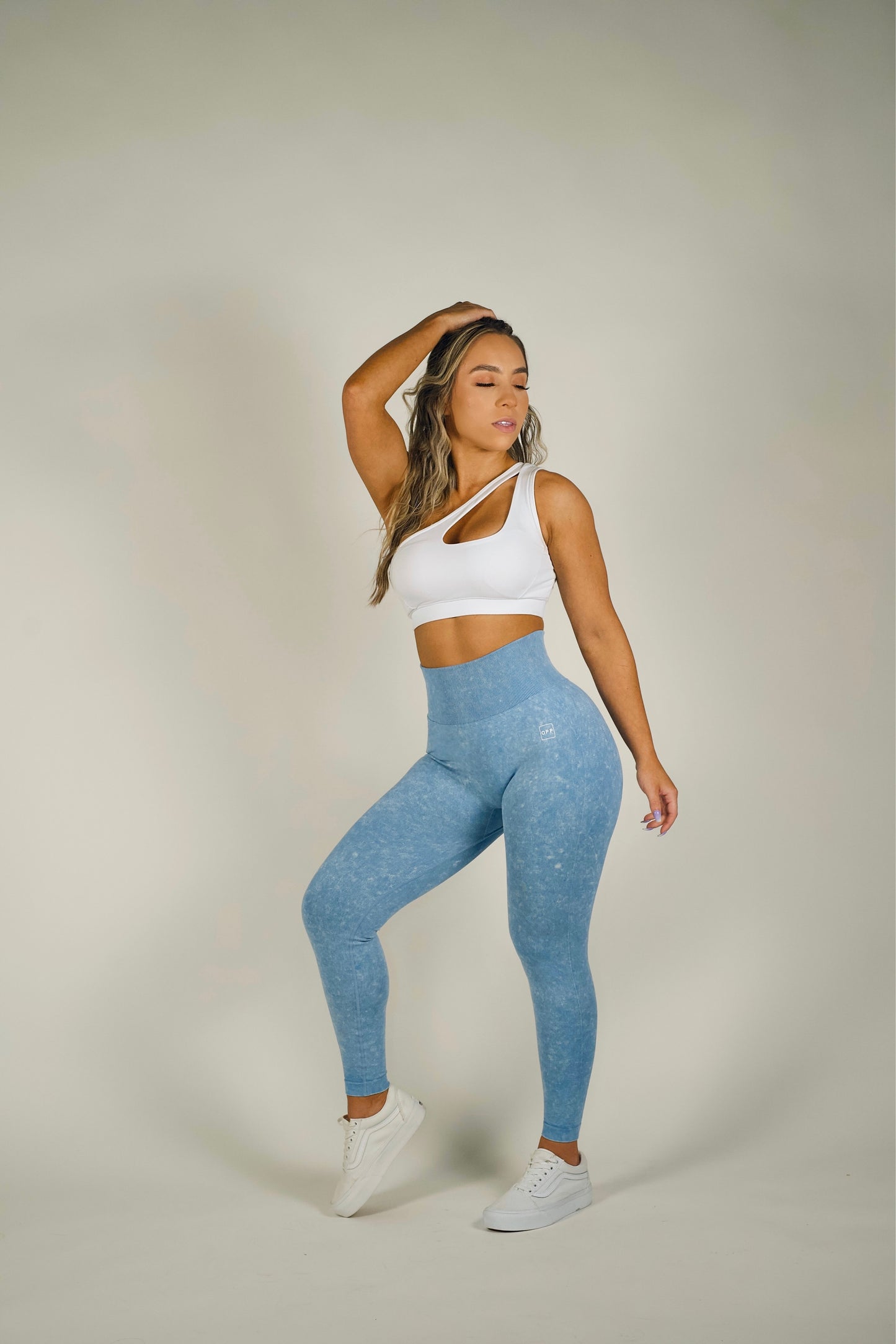 High Waisted Marble Leggings