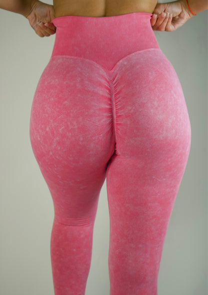 High Waisted Marble Leggings